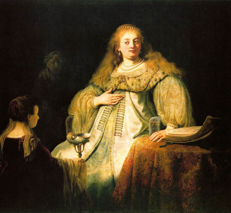 Rembrandt Harmenszoon van Rijn. Sophonisba receiving the Cup of poison