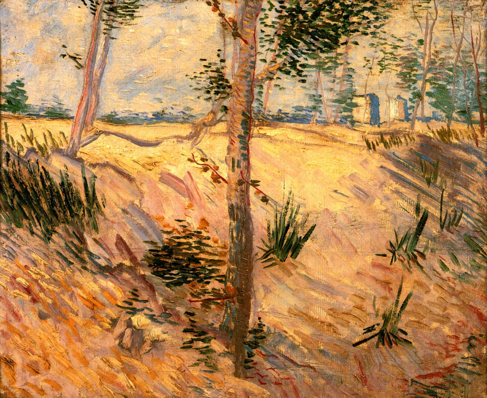 Вінсент Ван Гог. Дерево в поле в солнечный день