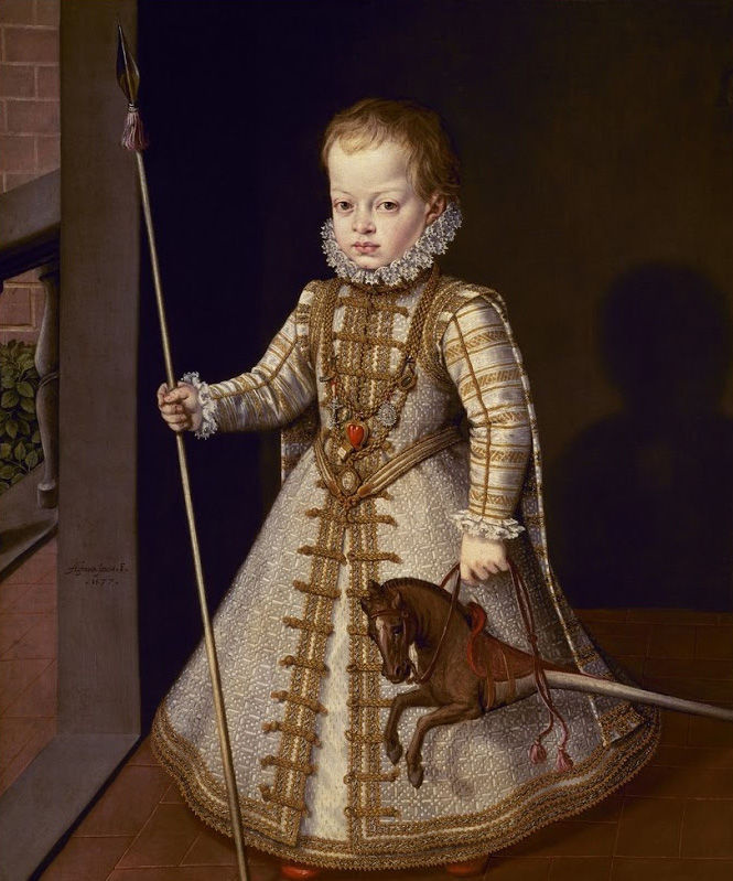 Alonso Sanchez Coello. Portrait of Don Diego, son of Philip II