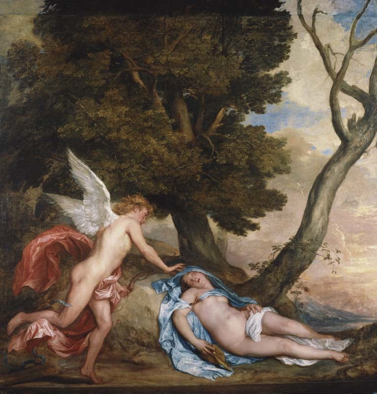 Anthony van Dyck. Cupid and Psyche