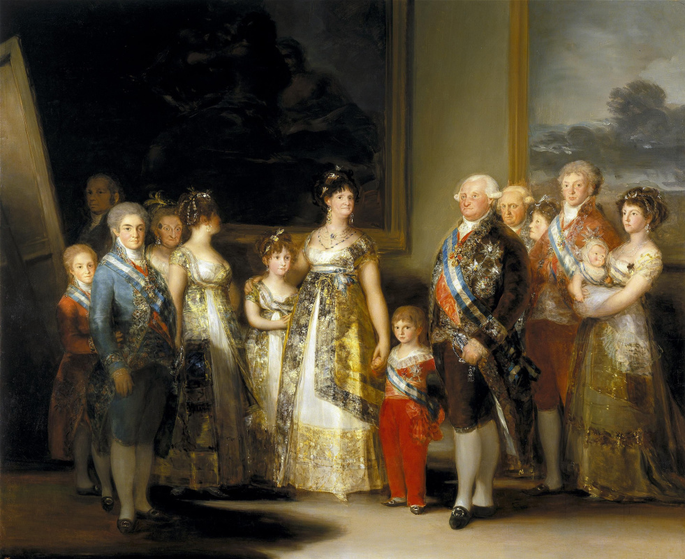 Francisco Goya. The king of Spain Charles IV and his family