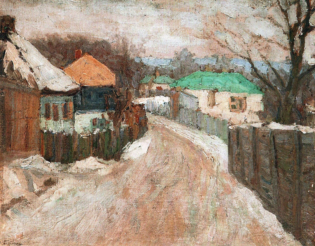 Nikolay Grigorievich Burachk. Rural street