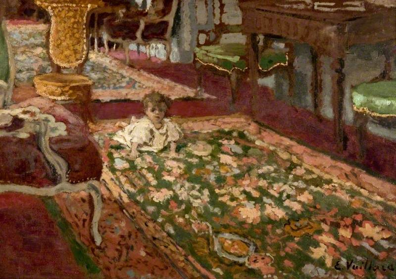 Jean Edouard Vuillard. En la sala de estar