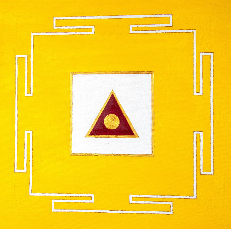 Natalia Atamanchuk. Triangle. Geometry Yantra