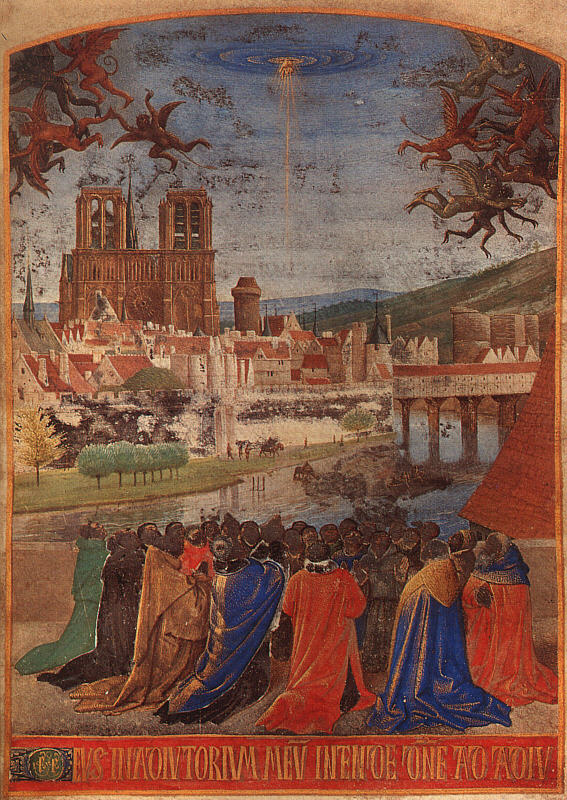 Jean Fouquet. The descent of the Holy spirit on believers
