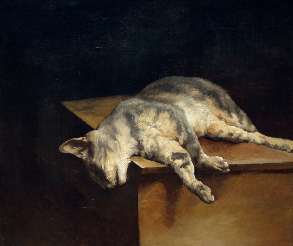 Теодор Жерико. Мертвая кошка на столе