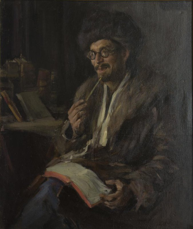 Pavel Petrovich Benkov. Ritratto dello storico dell'arte Kansky