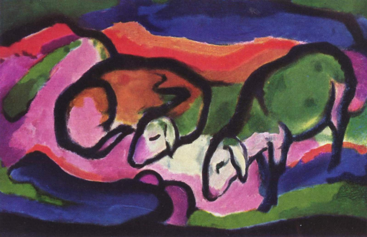 Franz Marc. Sheep