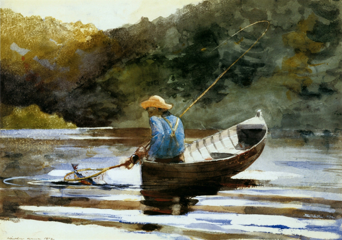 Thomas Eakins. Boy fisherman