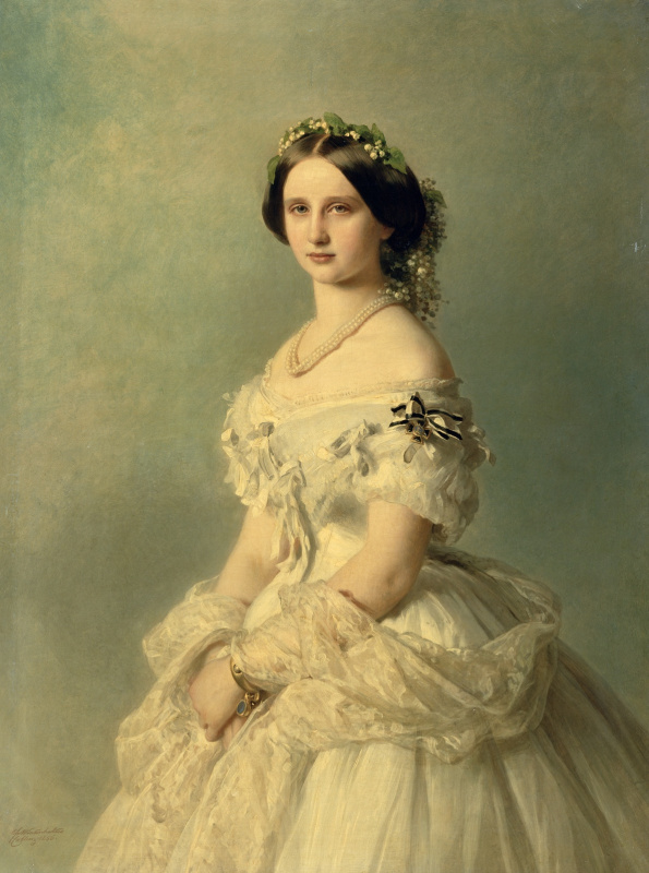 Franz Xaver Winterhalter. Portrait of Princess of Baden