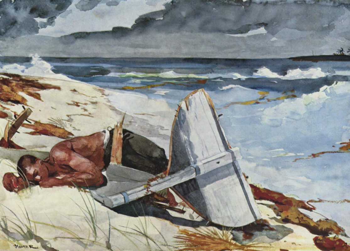 Winslow Homer. After the hurricane, Bahamas