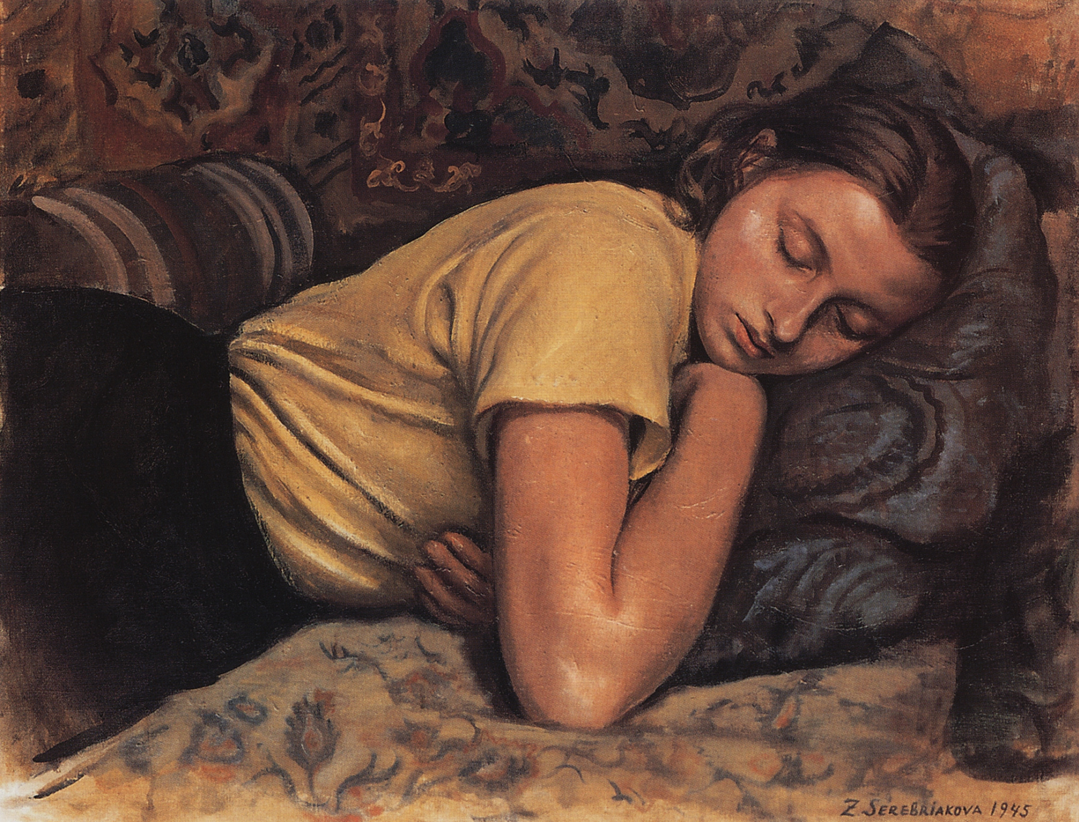 Sleeping Kate, 1945, 73×60 cm by Zinaida Serebriakova: History, Analysis &  Facts | Arthive