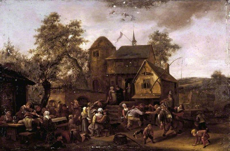 Jan Steen. The village fair