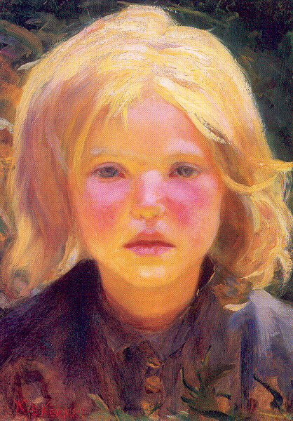 Вилли Бетти Ньюман. Портрет ребенка