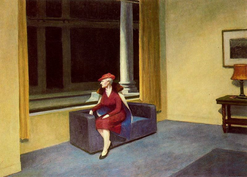 Edward Hopper. 酒店的窗户