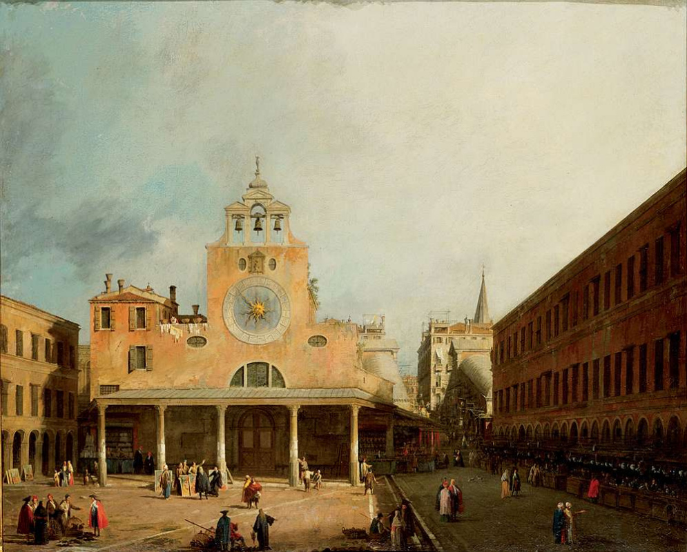 Giovanni Antonio Canal (Canaletto). Church of San Giacomo di Rialto