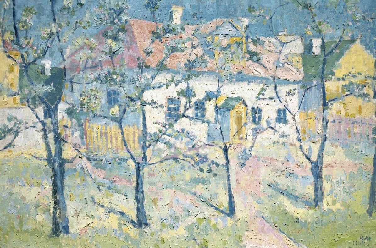 Kazimir Malevich. Spring garden in bloom