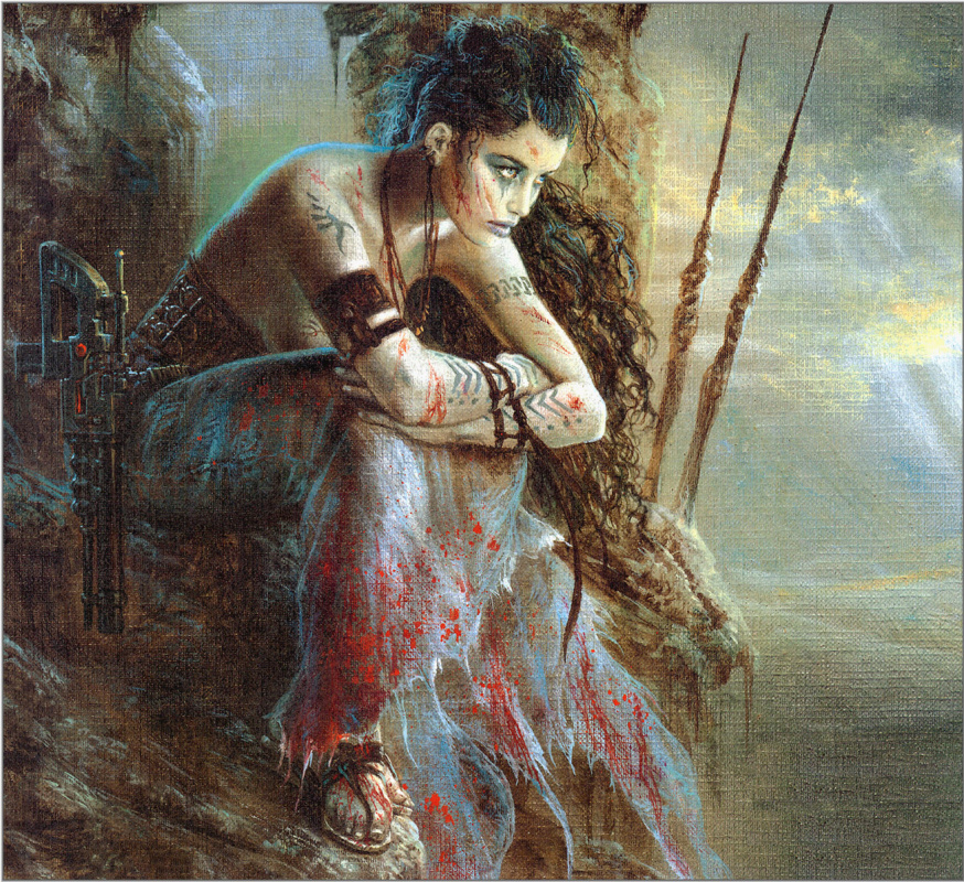 Luis Royo. Waiting