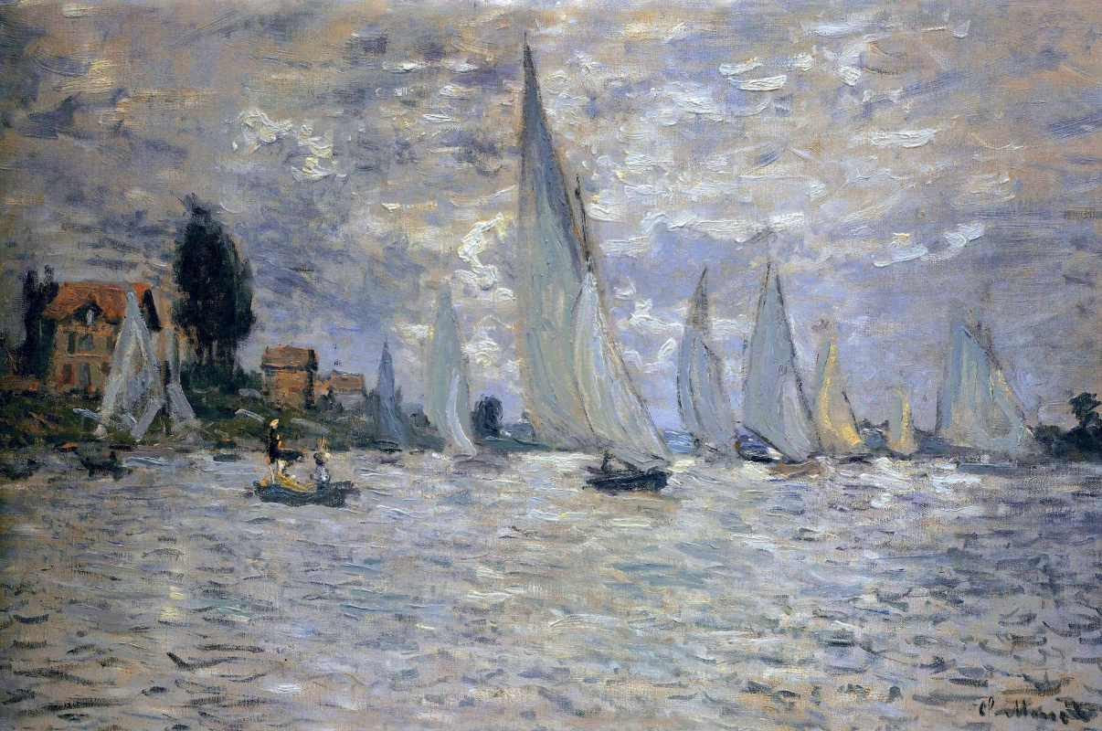Claude Monet. Regatta at Argenteuil