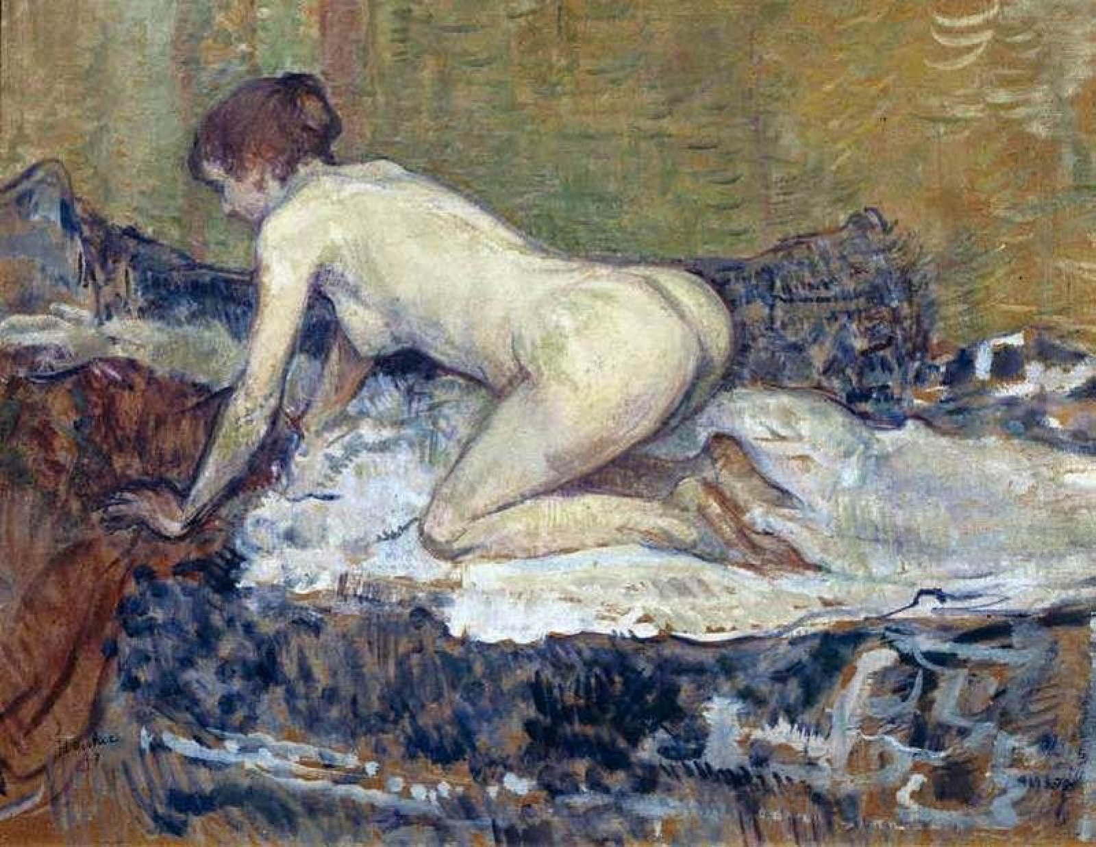 Nude squat, 1897, 60×47 cm by Henri de Toulouse-Lautrec: History, Analysis  & Facts | Arthive