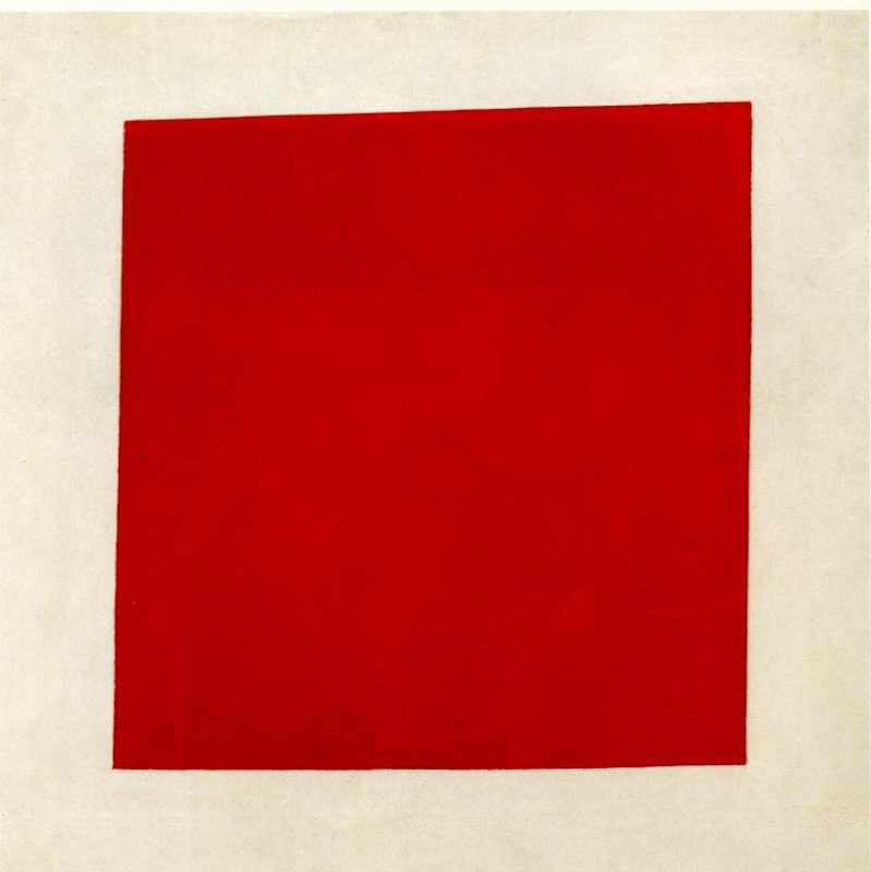 Kazimir Malevich. A red square (the Woman in two dimensions)