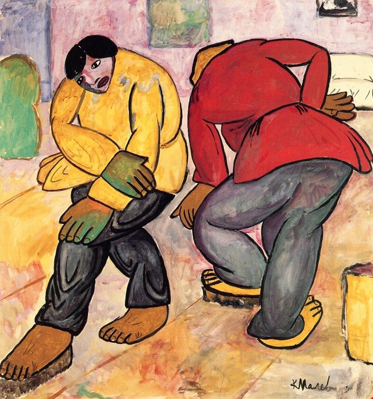 Kazimir Malevich. Floor polishers