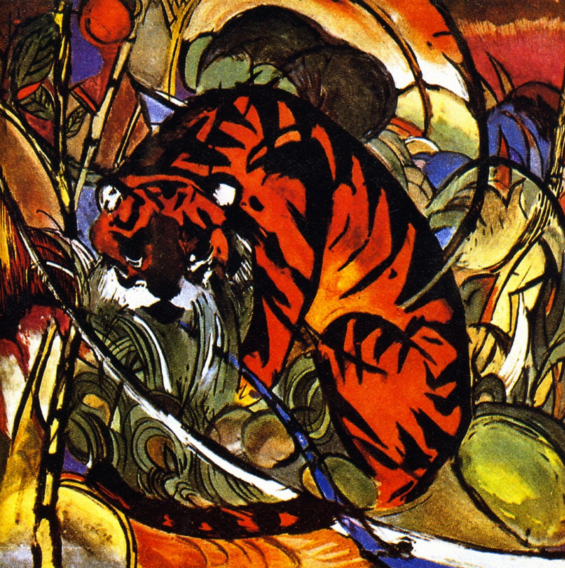 Franz Mark. Tiger in Jungle