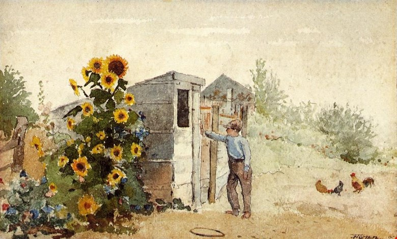 Winslow Homer. Summer in the backyard