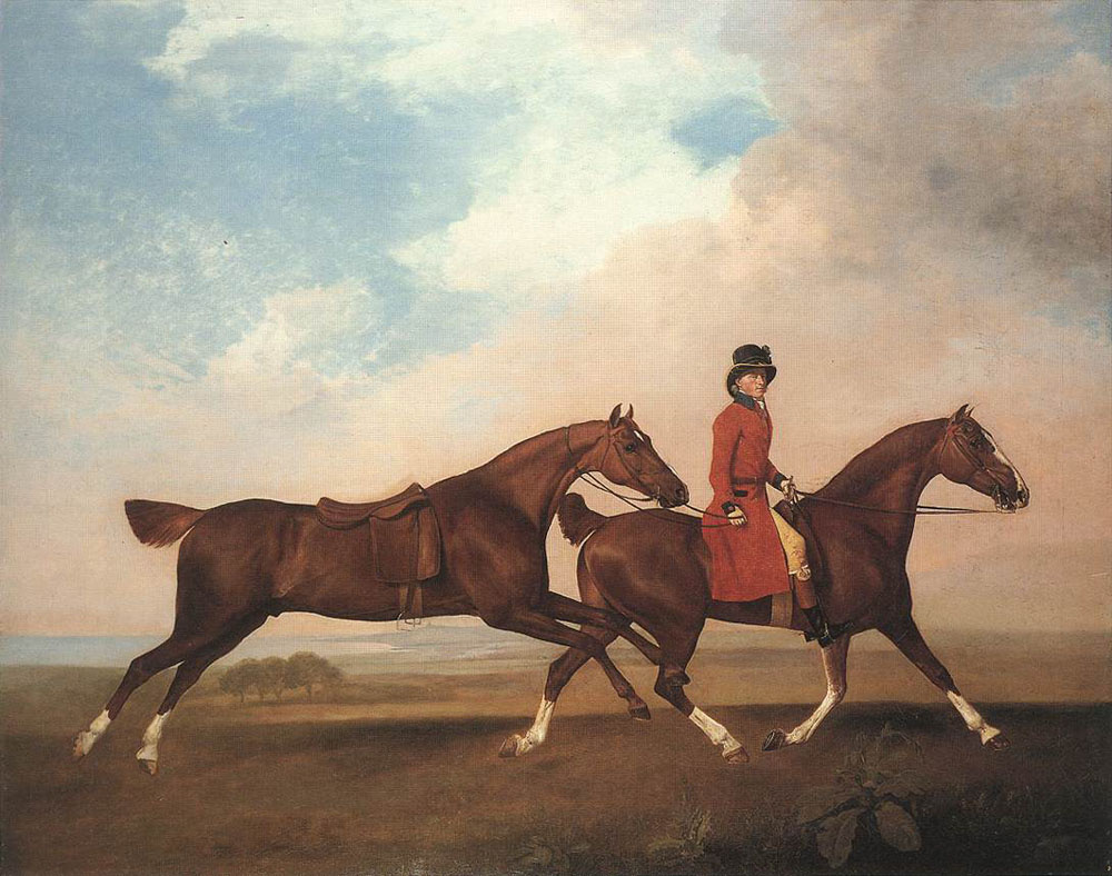 George Stubbs. William Anderson with two racehorses