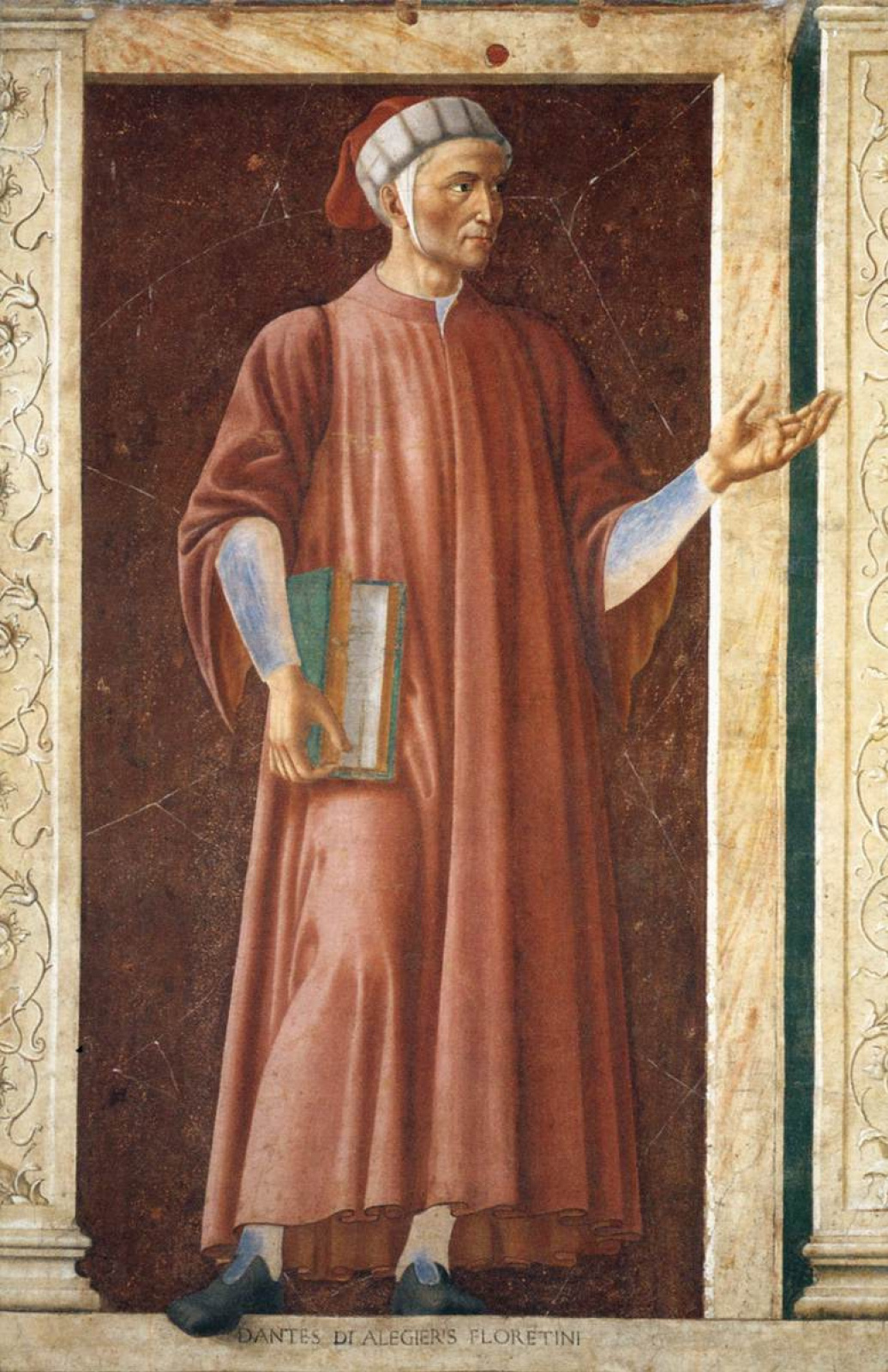 Andrea del Castaño. The famous person. Dante Alighieri