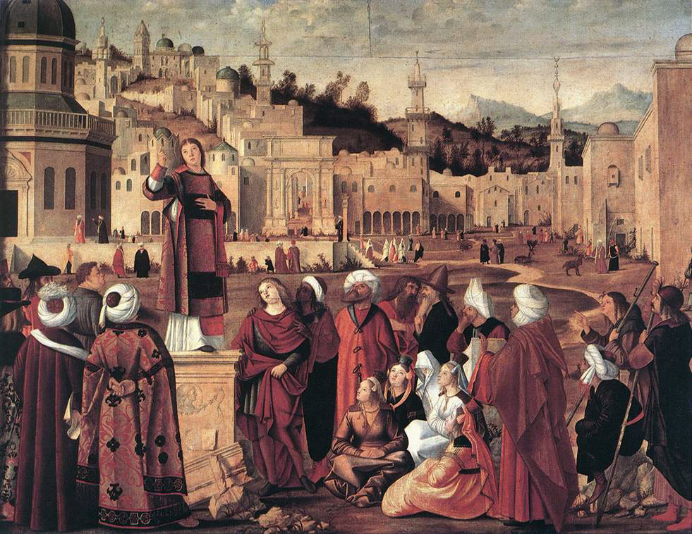 Vittore Carpaccio. The Sermon Of St Stephen