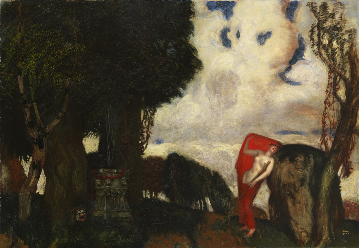 Franz von Stuck. Iphigenia in Tauris. 1890