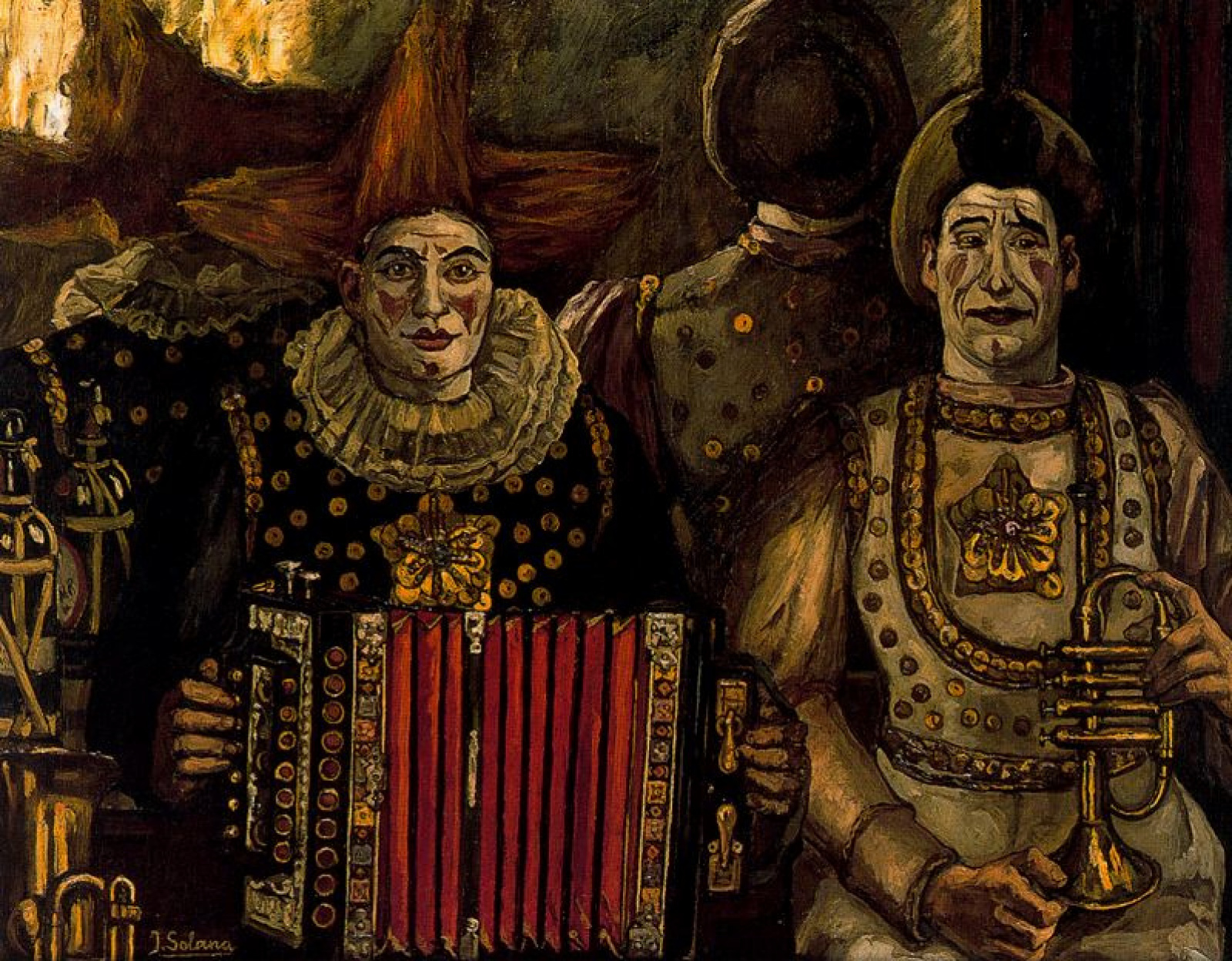 Clowns by José Gutierrez Solana: History, Analysis & Facts | Arthive