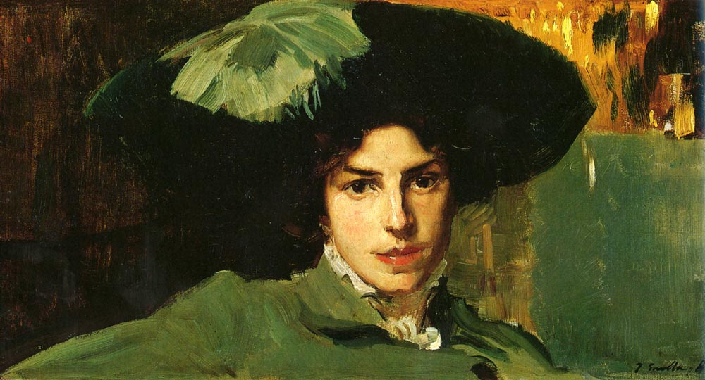 Joaquin Sorolla. Maria in the hat