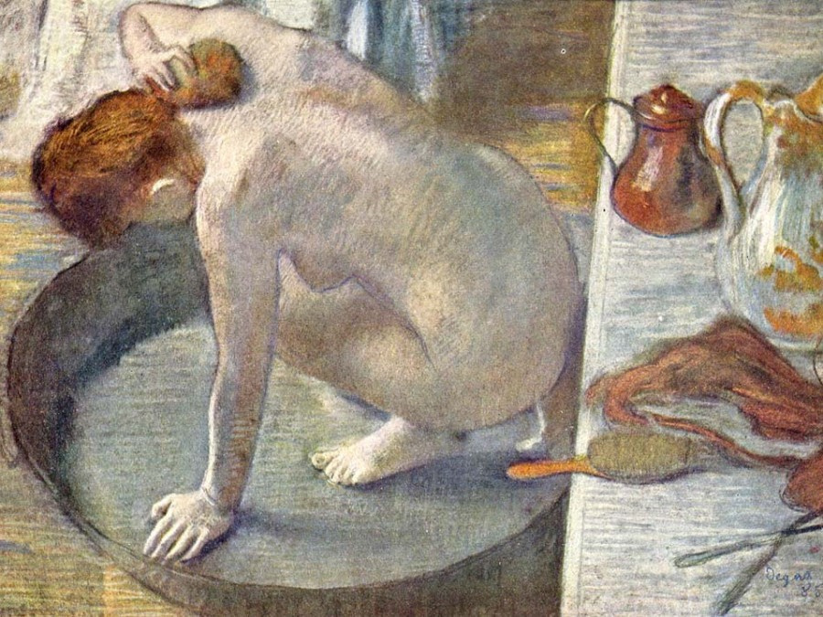 Edgar Degas. The bath