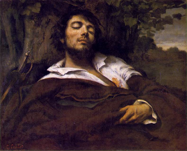 Gustave Courbet. Wounded