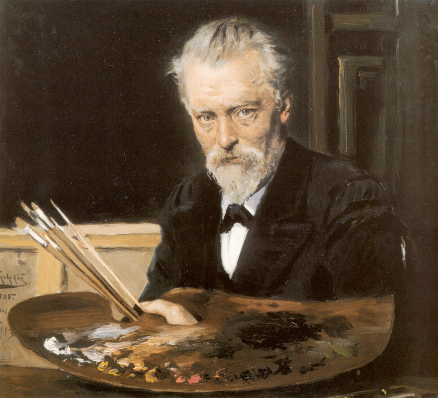 Vladimir Egorovich Makovsky. Self-portrait