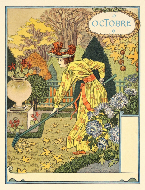 Eugene Grasse. October. Calendar