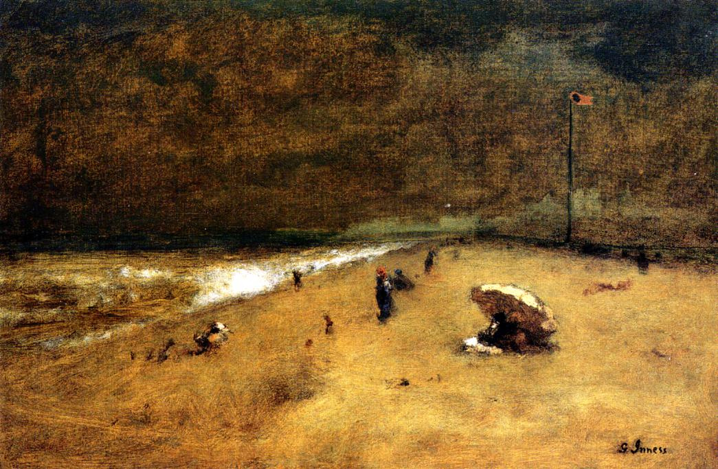 George Innes. Along the shore of Jersey