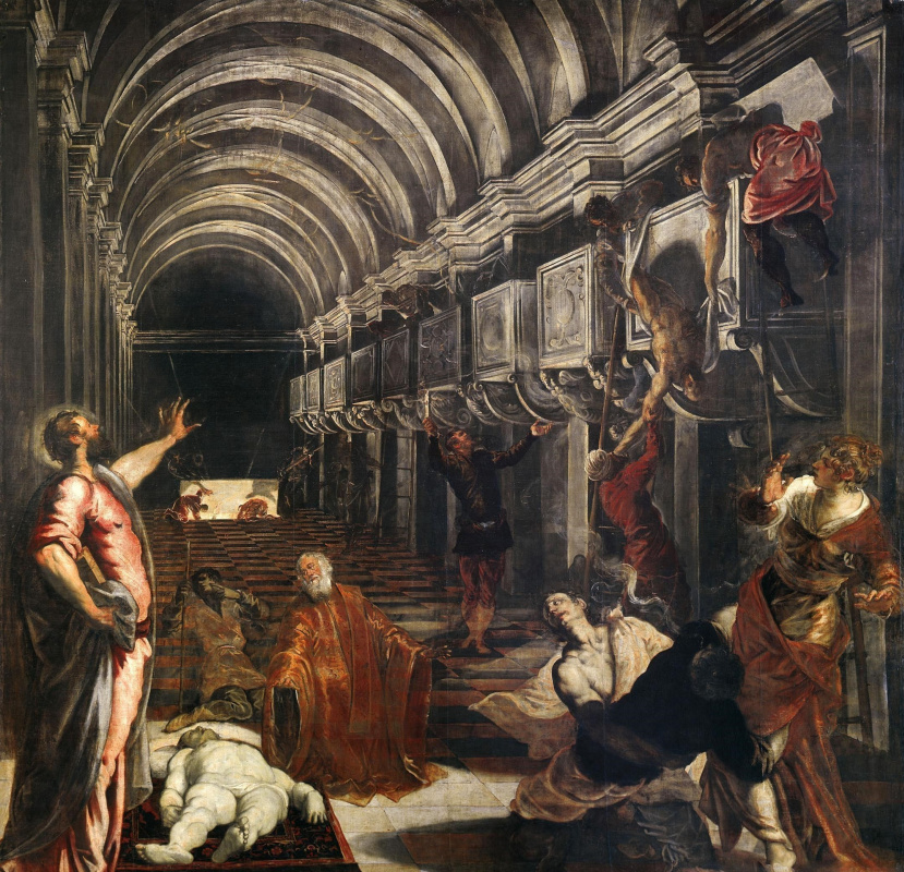 Jacopo (Robusti) Tintoretto. Finding the Relics of the Apostle Mark