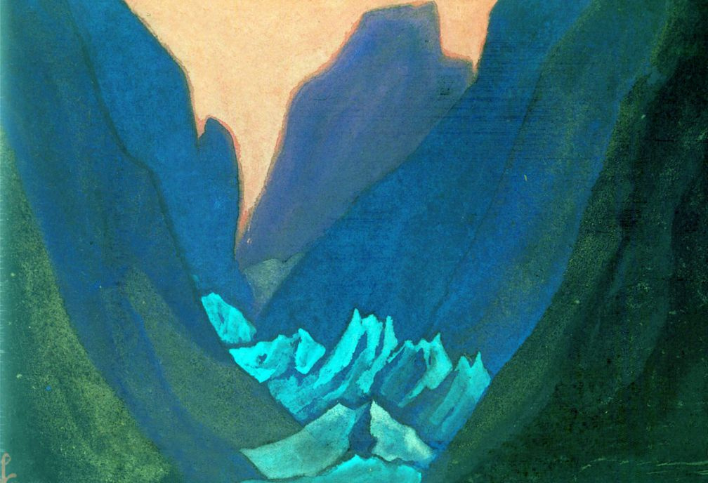 Nicholas Roerich. Glacier (Blue gorge)