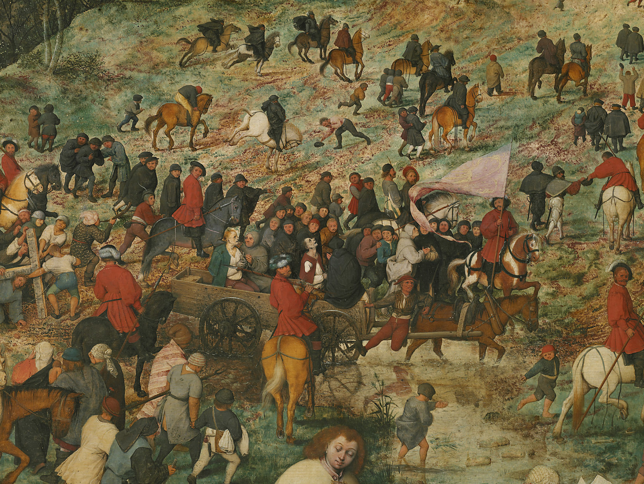 FALCON on sale 5000 PIECE PUZZLE PROCESSION TO THE CALVARY BRUEGEL THE ELDERLY 62