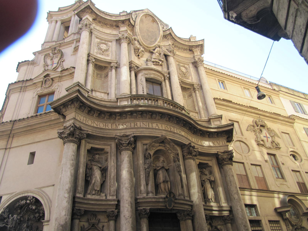 The Church of San Carlo alle Cuatro Fontane