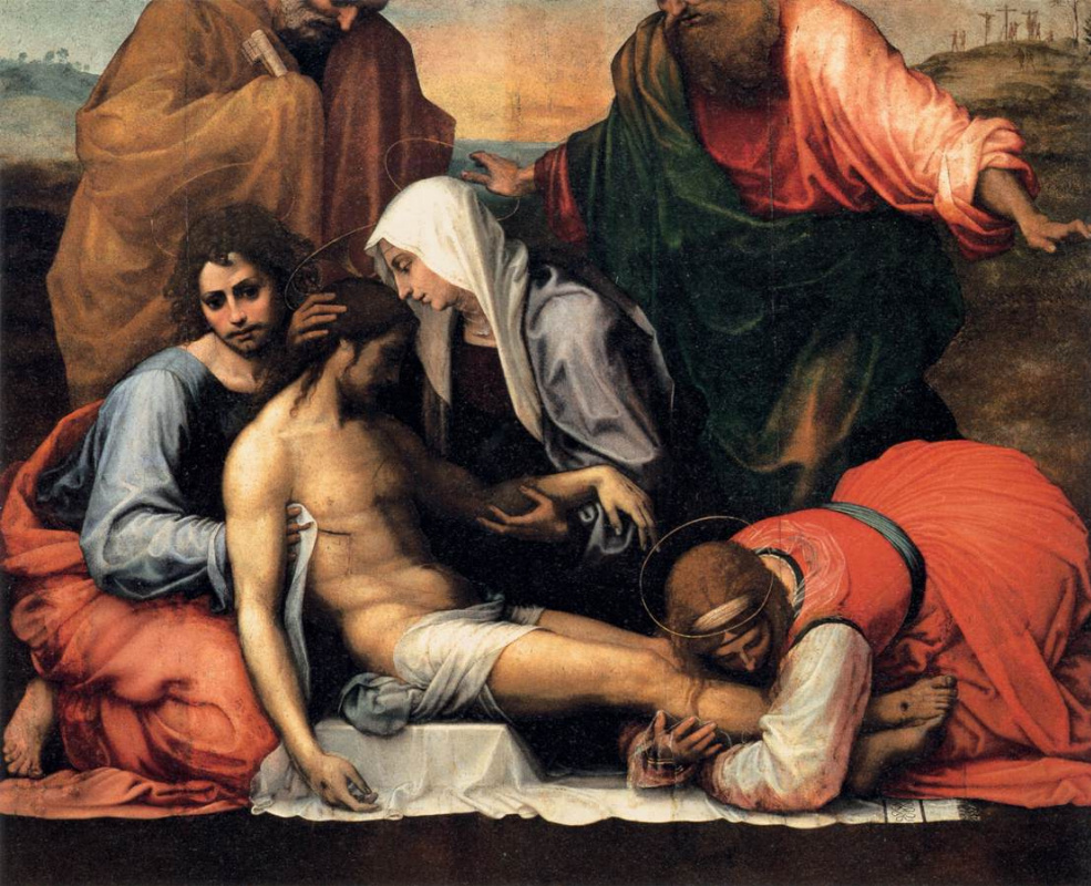 Fra Bartolomeo. Lamenting christ
