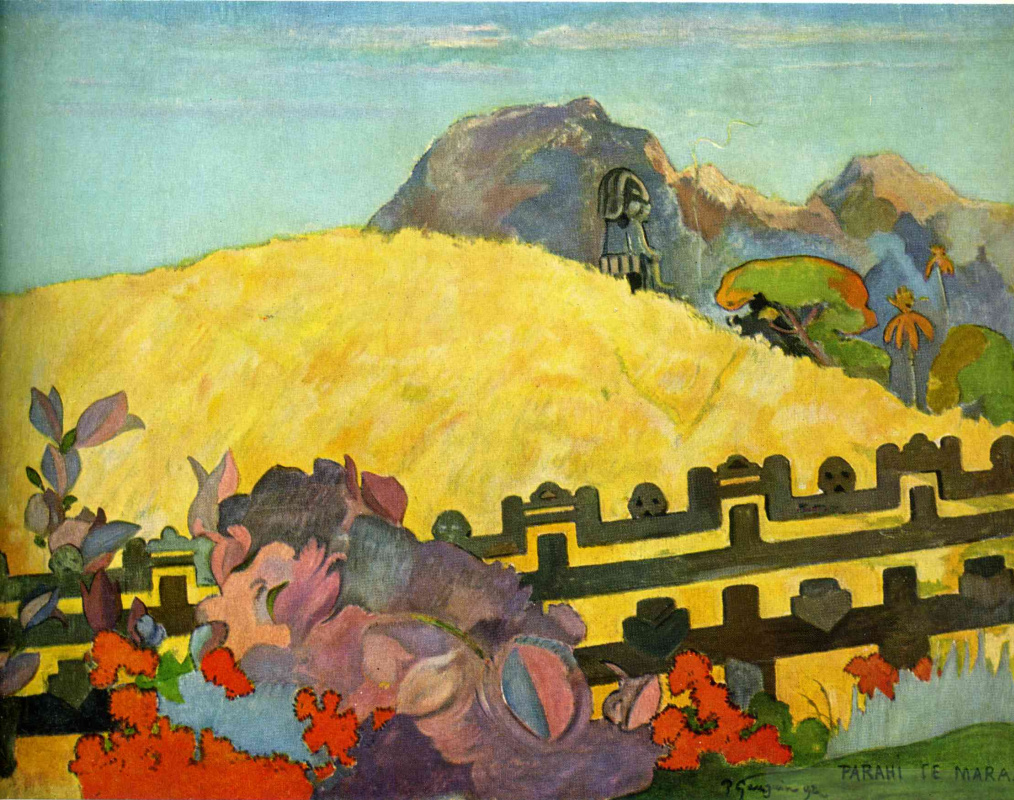 Paul Gauguin. Sacred mountain