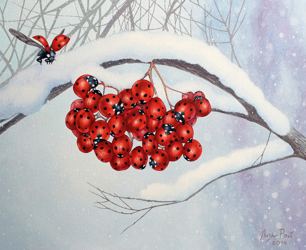 Lisa Ray. Winter mountain ash