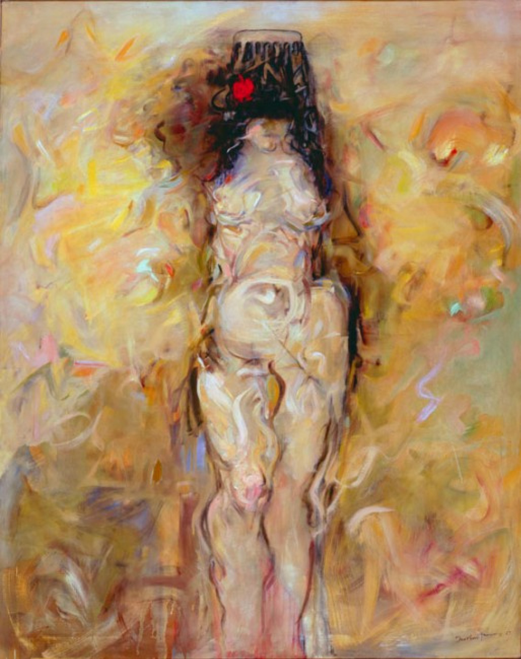 Standing Nude female painter, 1987, 130×162 cm by Dorothea Tanning:  History, Analysis & Facts | Arthive