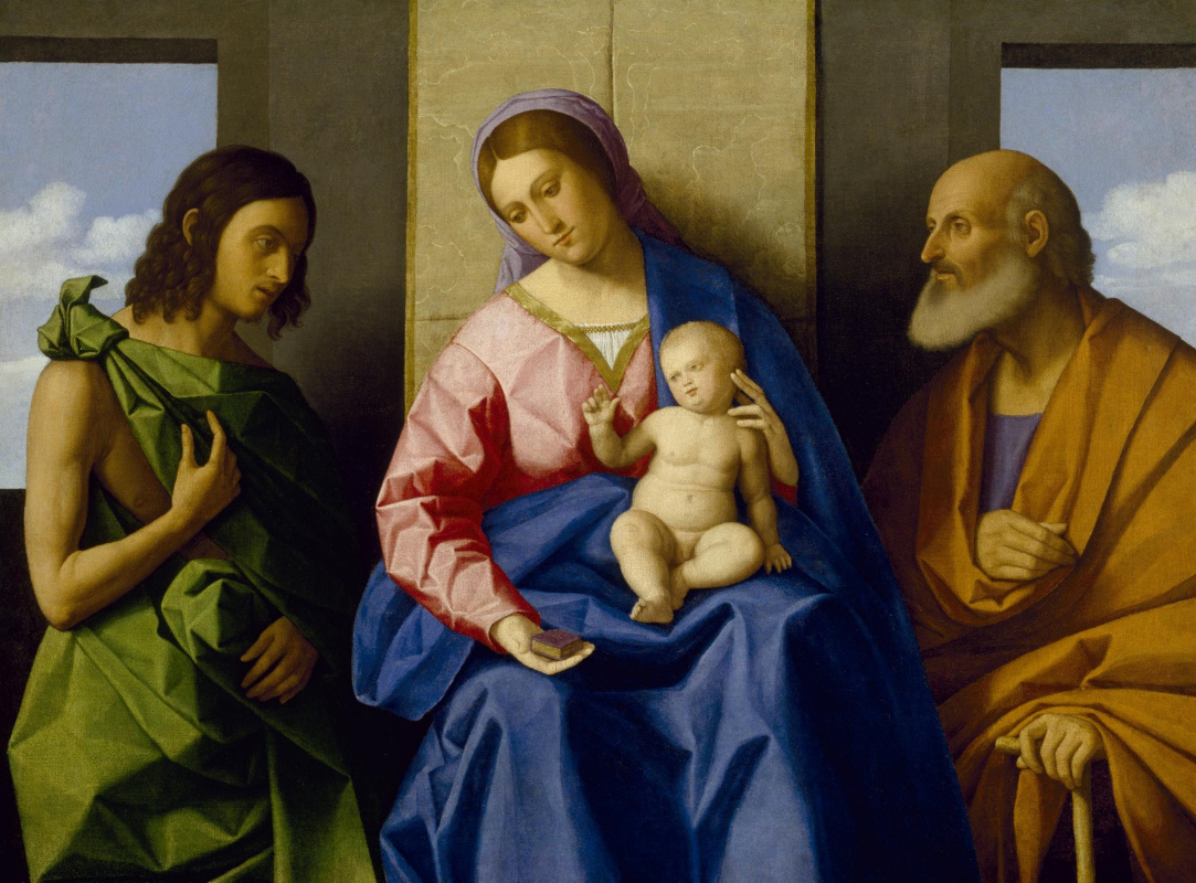 Vincenzo Di Biagio Catena. Madonna and Child with St. Joseph and John the Baptist