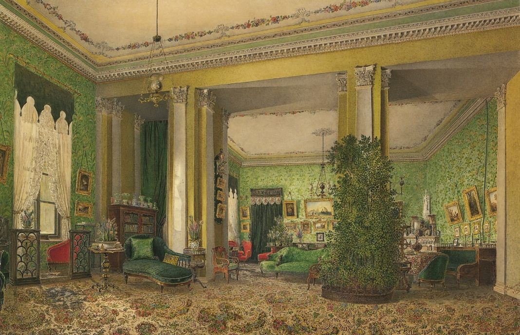 Vasily Semenovich Sadovnikov. The interior room in the house of the princes Golitsynyh