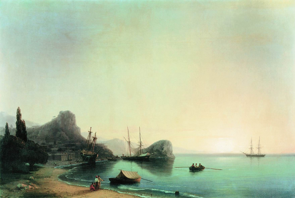 Ivan Aivazovsky. Die italienische Landschaft